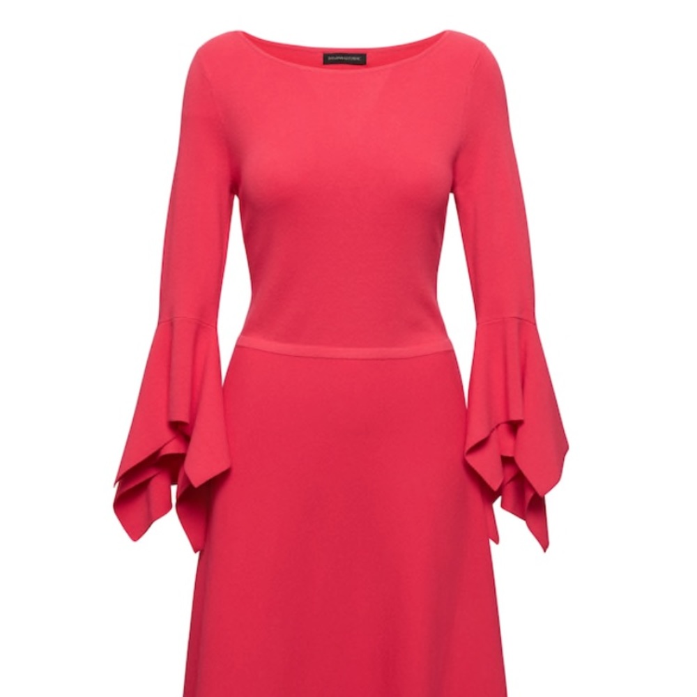 NWT Banana Republic Pink Handkerchief Sleeve Dress